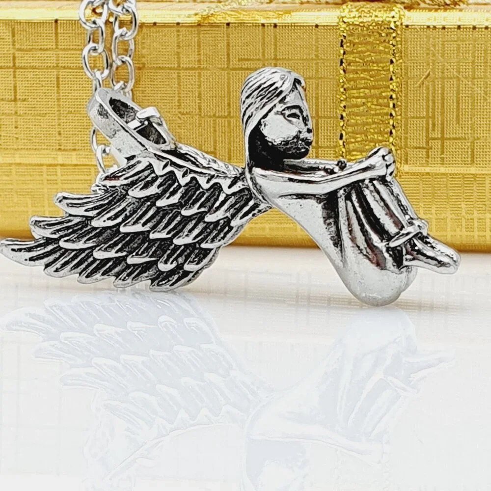 Saint Girl Angel Necklace for Men/Women, BL55590020